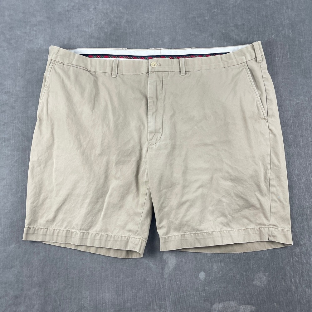 Polo Ralph Lauren Mens 42 Tan Shorts Chino Golf Crest Logo Patch
